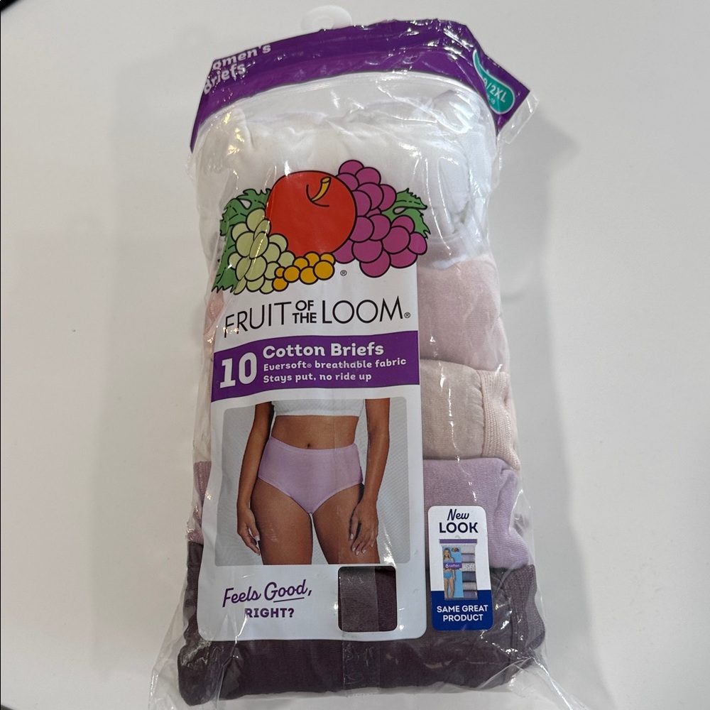 Fruit of the Loom Women's Cotton Briefs Assorted Colors